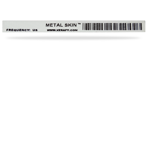 Titanium Metal Skin® series - Etiquettes métal étroites