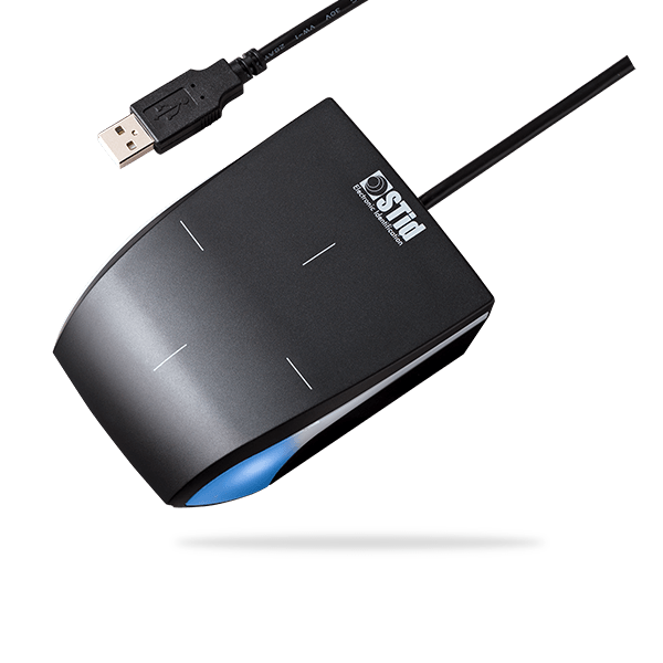 ARCS-H/BT - Lecteurs de bureau WEDGE avec émulation clavier 13,56 MHz DESFire® EV3 + Bluetooth® 